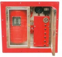 Quick-closing valve control box